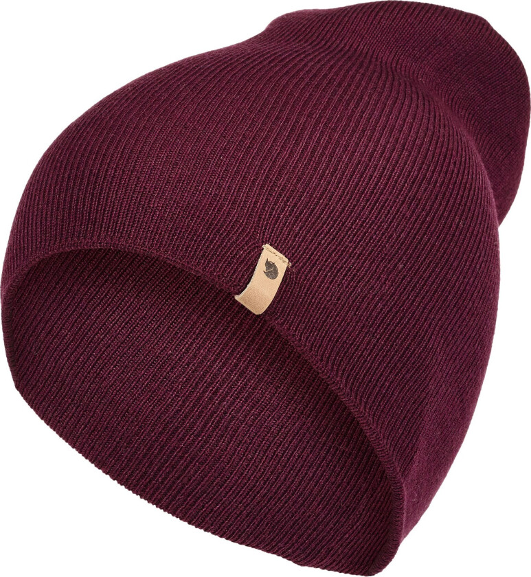 CLASSIC KNIT HAT DARK GARNET
