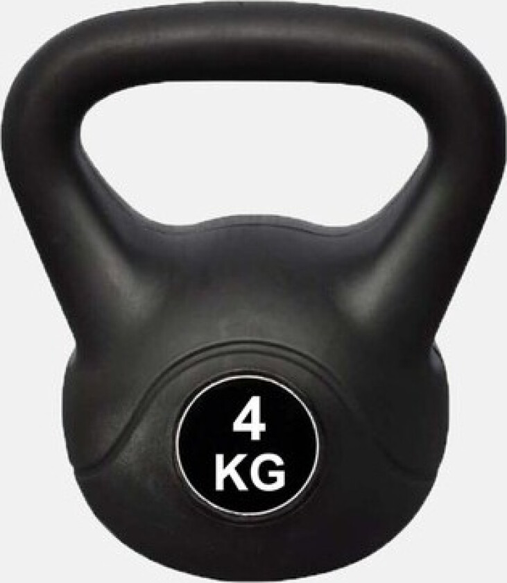 Kettlebell 4kg, Black, Onesize, Treningstilbehør
