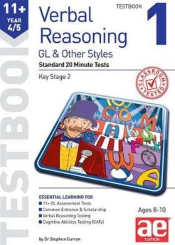 11+ Verbal Reasoning Year 4/5 GL & Other Styles Testbook 1 av Dr Stephen C Curran