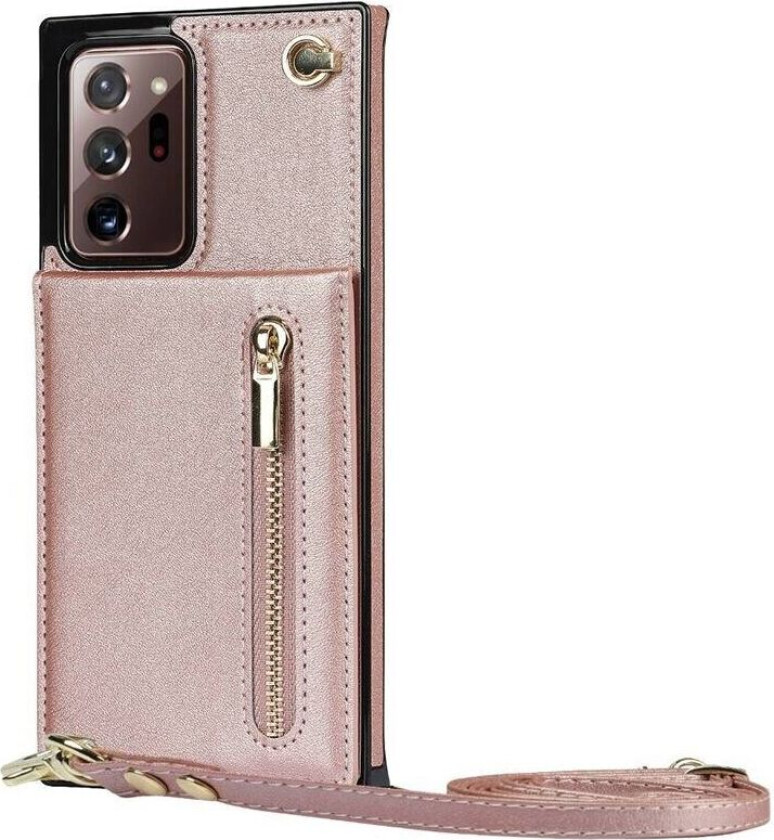 Zipper halskjede deksel Samsung Galaxy Note 20 Ultra - Rose