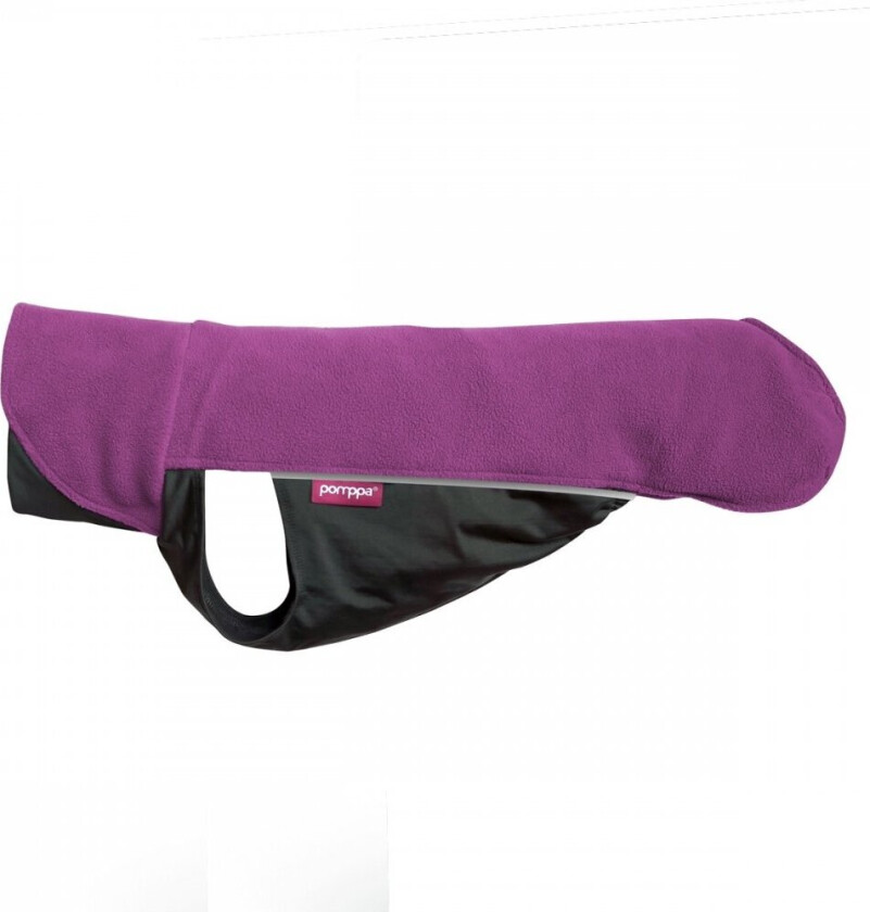 Pomppa Jumppa Fleecetrøye Hund Lilla (56 cm)