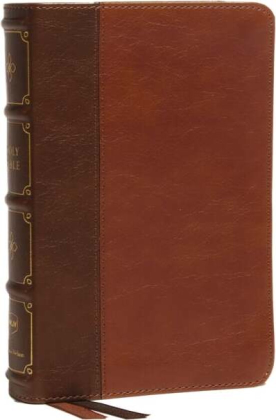 NKJV, Compact Bible, Maclaren Series, Leathersoft, Brown, Comfort Print av Thomas Nelson