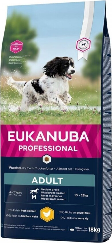 Eukanuba Dog Breeder Adult Medium Breed 18 kg