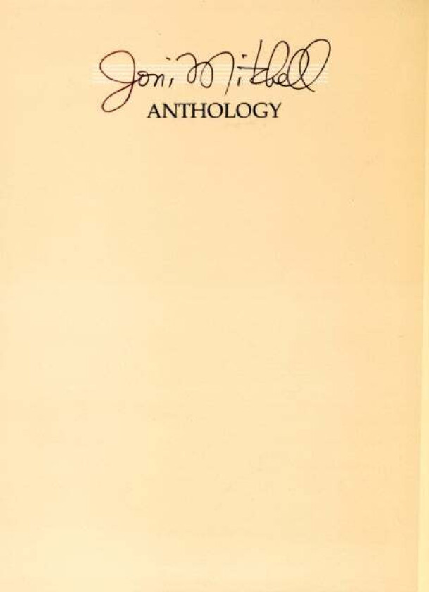 JONI MITCHELL ANTHOLOGY PVG av JONI MITCHELL