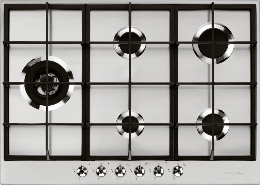Gasskokeplate 72,5, Rustfritt Stål