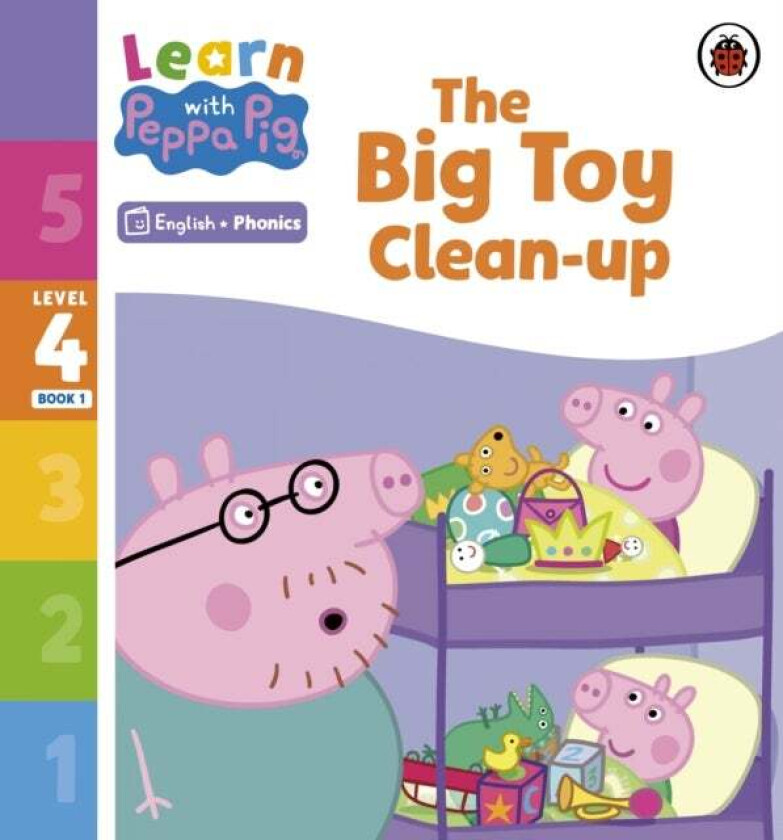 Learn with Peppa Phonics Level 4 Book 1 ¿ The Big Toy Clean-up (Phonics Reader) av Peppa Pig