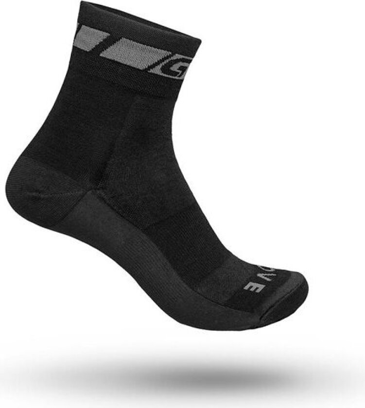 Gripgrab Merino Regular Cut Sock 41-44, Black