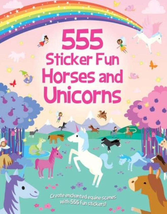 555 Sticker Fun Horses and Unicorns av Oakley Graham