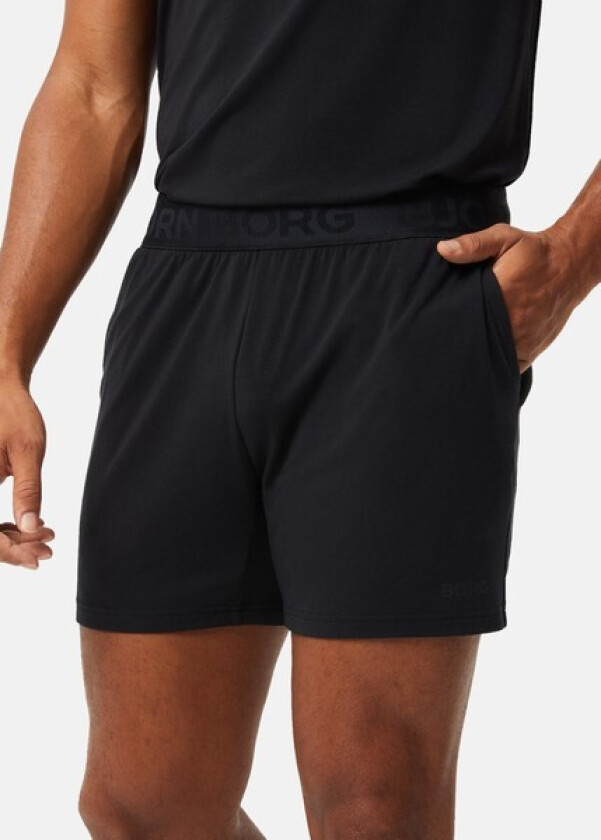 Borg Lyocell Blend Shorts, Black Beauty, 2xl,  Løpeshorts