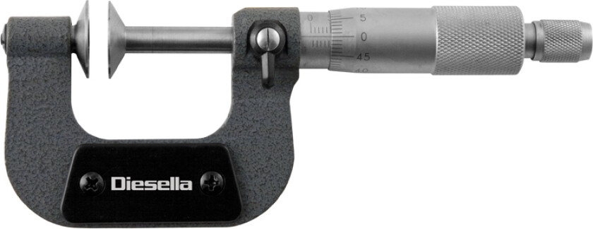 Mikrometer 75-100x0,01 mm med tallerkenmåleflater