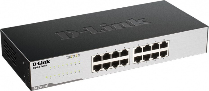 Bilde av Go-Sw-16g 16-Ports Gigabit Switch