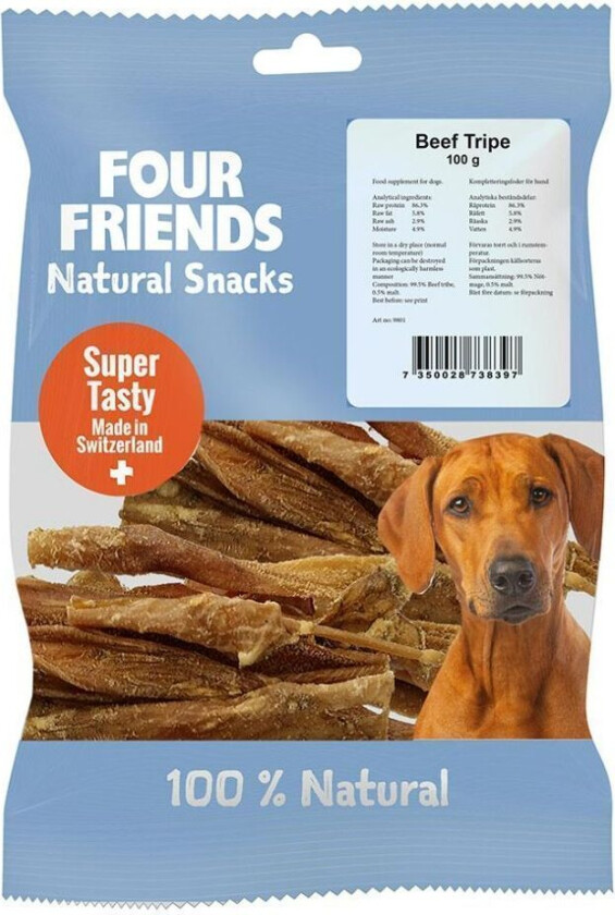 FourFriends Dog Natural Snacks Beef Tribe (100 g)