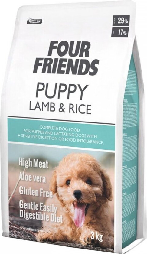 Four Friends Puppy Lamb & Rice (3 kg)