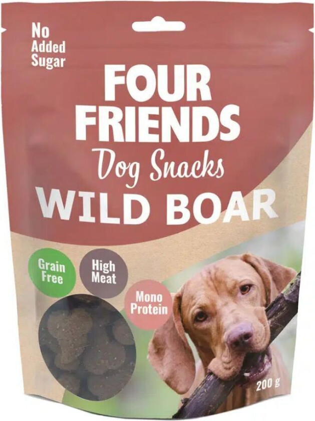Four Friends Dog Snacks Wild Boar 200 g