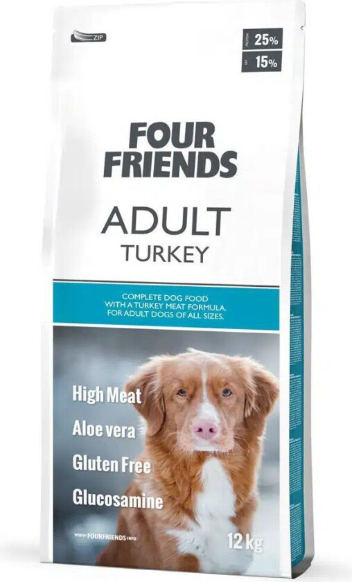 FourFriends Dog Adult Turkey (12 kg)