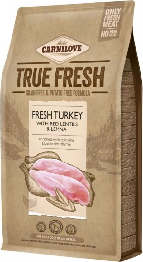 Carnilove Dog Adult True Fresh Turkey (4 kg)