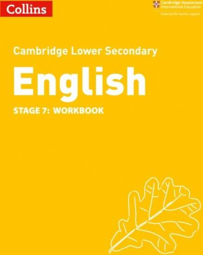 Lower Secondary English Workbook: Stage 7 av Richard Patterson, Alison Ramage, Lucy Toop