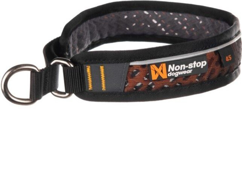 Non-stop Dogwear Rock Collar, Halfchoke Orange 45cm/M