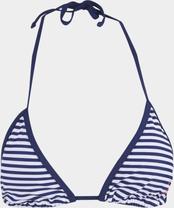 Bikini Triangle Top, Navy Stripe, 40, Badeklaer