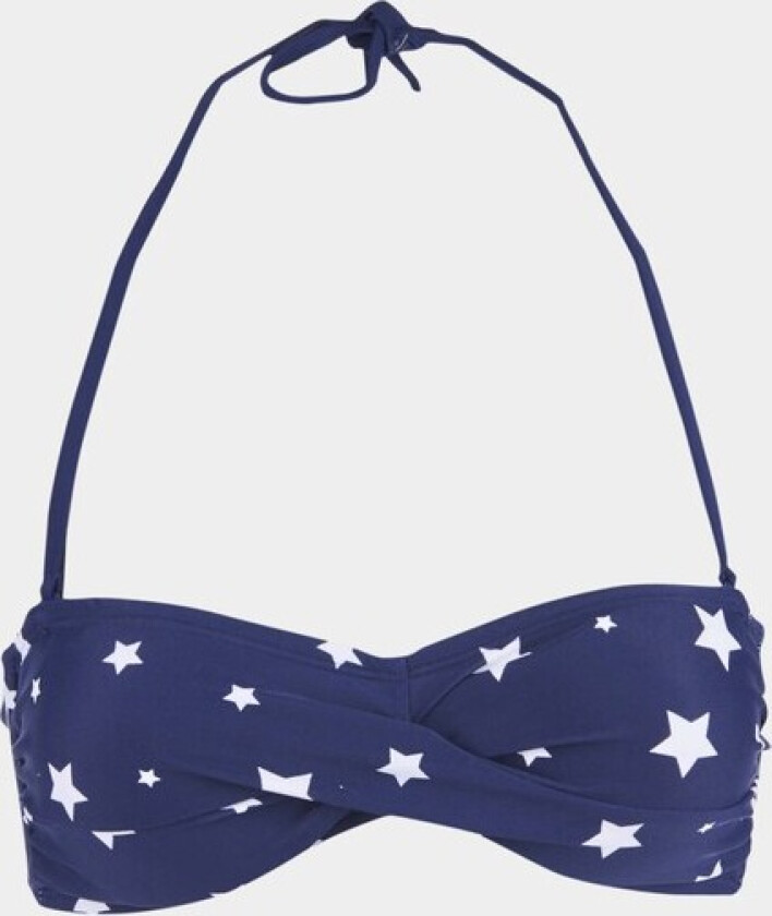 Bandeau Top, Navy Star, 38, Bikinis