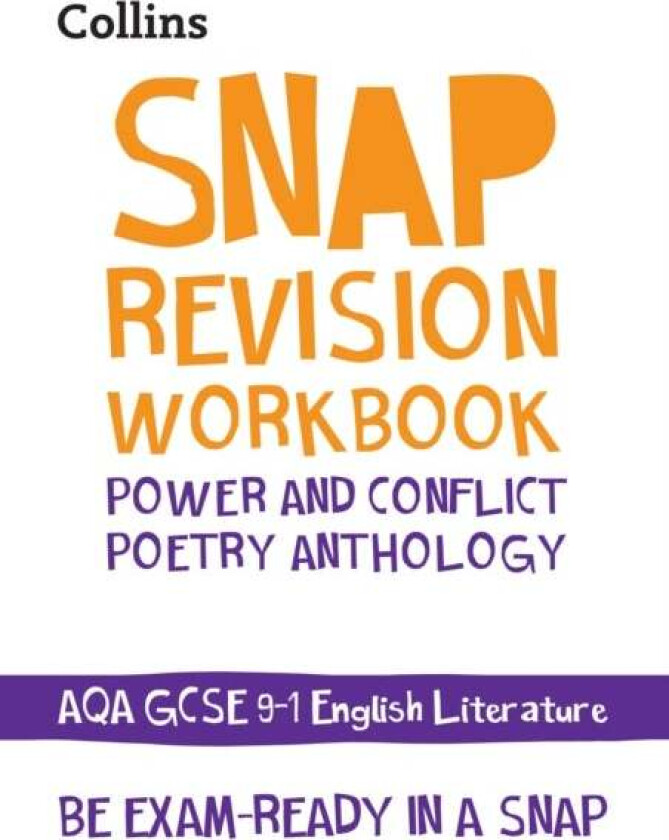 AQA Poetry Anthology Power and Conflict Workbook av Collins GCSE