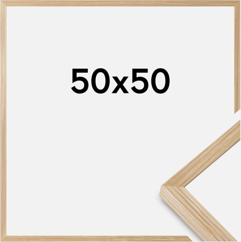 Focus Ramme Soul Oak Veneer Akrylglass 50x50 Cm