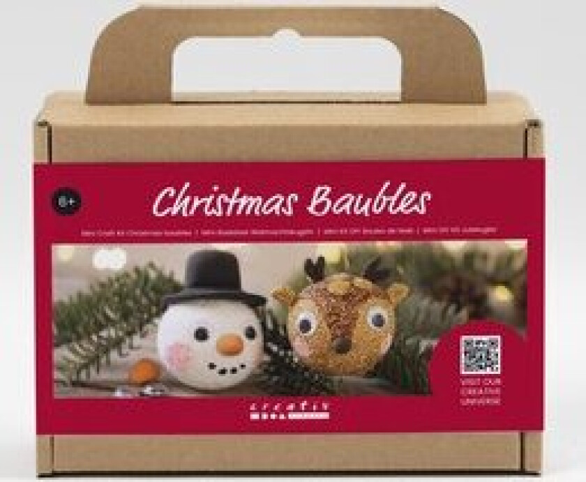 Juletrekuler Reinsdy og Snømann