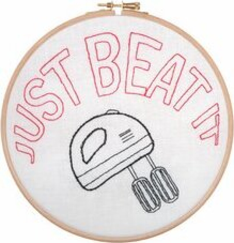 Broderipakke Bilde Just beat it