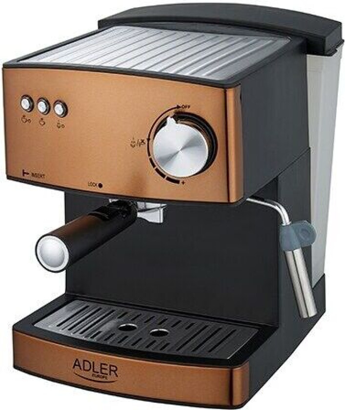 AD 4404cr, Kombi kaffemaskine, 1,6 L, Malet kaffe, 850 W, Flerfarvet