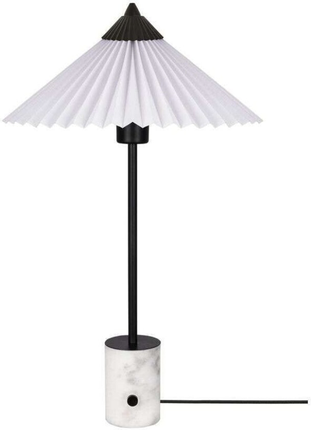 Matisse bordlampe sort/hvit