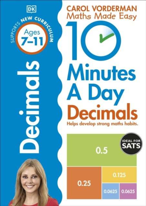 10 Minutes A Day Decimals, Ages 7-11 (Key Stage 2) av Carol Vorderman