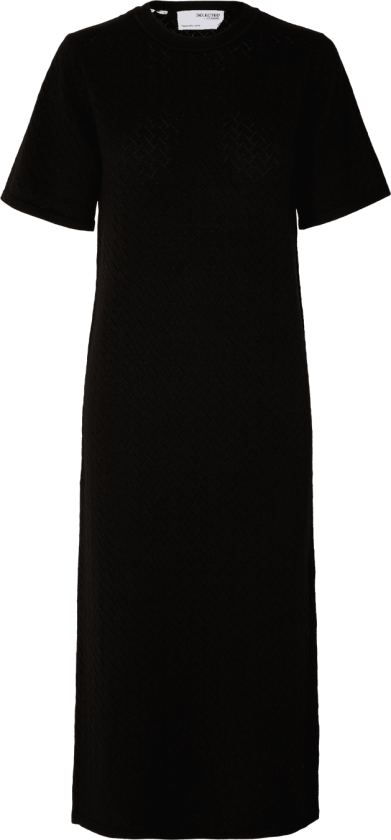 Selected Femme Helena Knit Kjole - Black