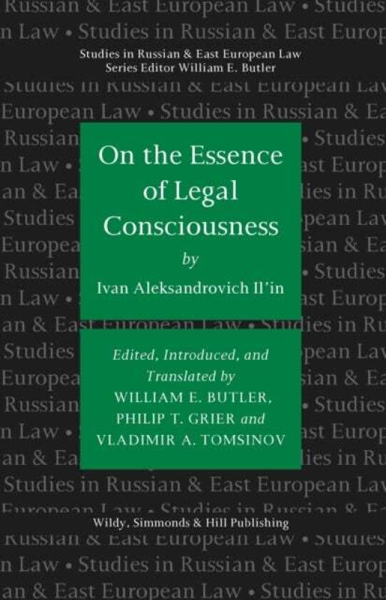 On the Essence of Legal Consciousness av Ivan Il'in