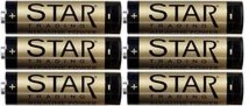 Batteri AA 1,5V Power Alkaline 6-pk