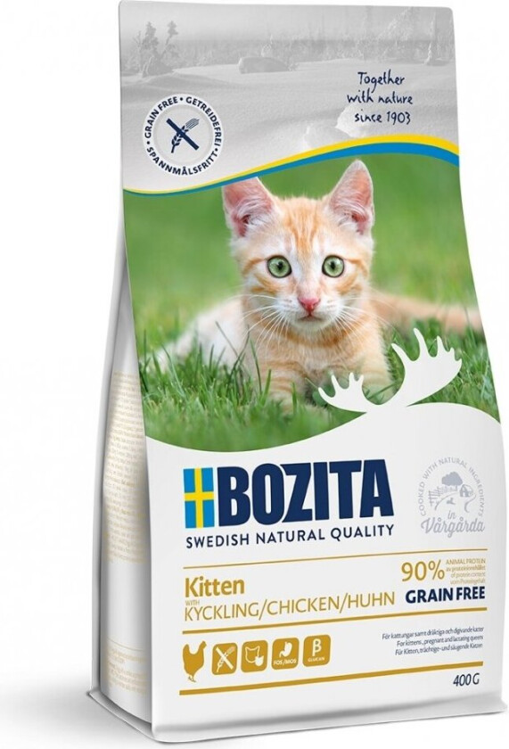 Bozita Kitten Grain Free Kylling (400 g)