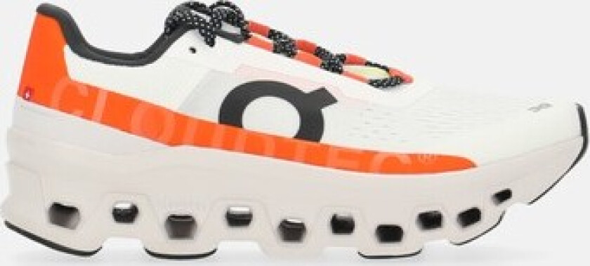 Men's Cloudmonster 42.5, Undyed-White/Flame