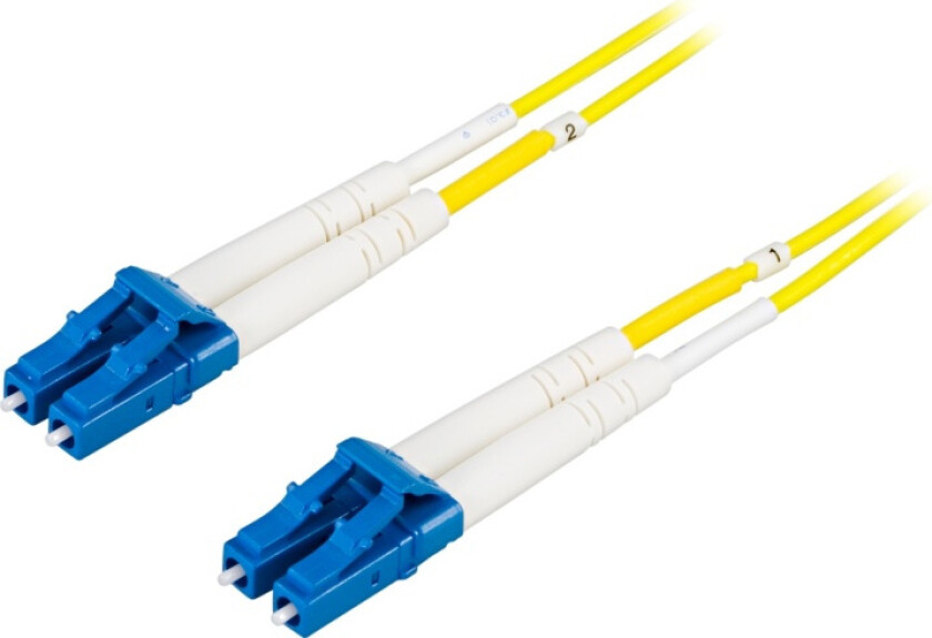 Fiberkablasje LC - LC, duplex, singlemode, 20m