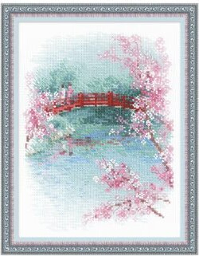 Broderipakke Bilde Sakura Bridge