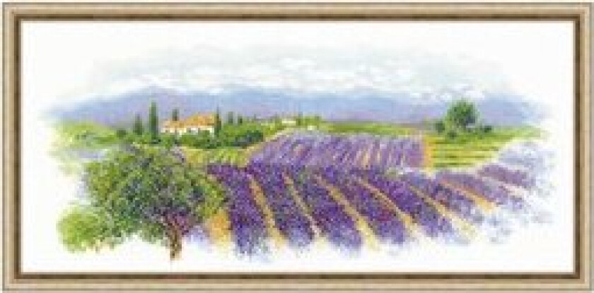 Broderipakke Bilde Lavendel i Provence