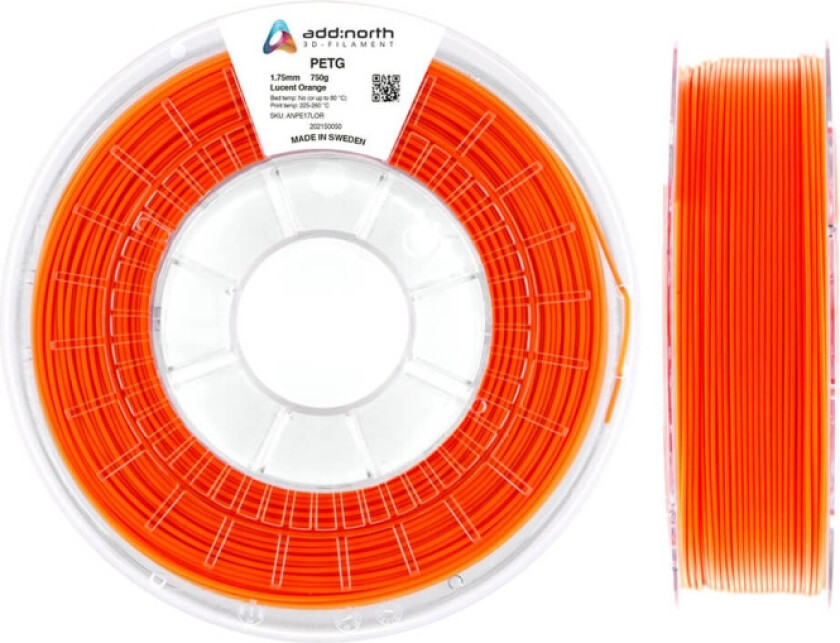 Petg – 1,75 Mm – 750 G – Lucent Orange