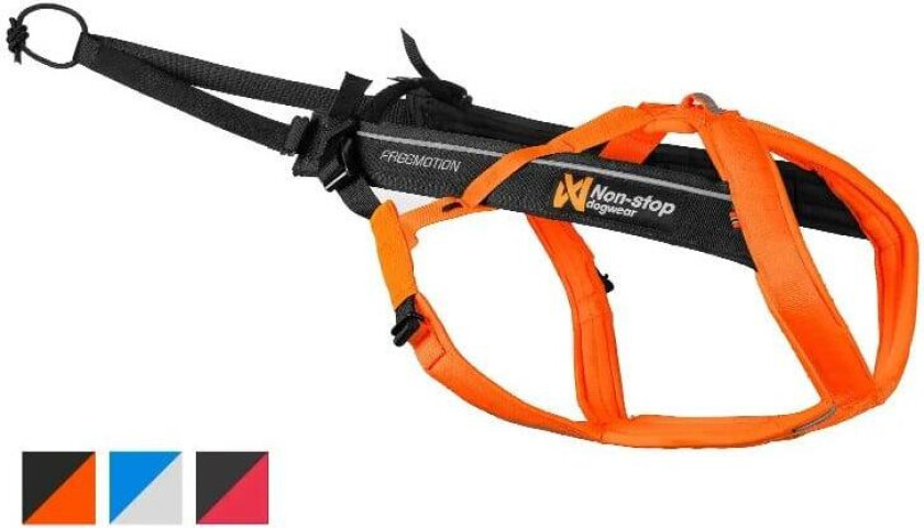 Bilde av Non-Stop Dogwear Freemotion 5.0 Drasele Oransje & Svart (3)