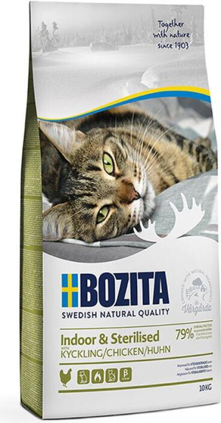 Bozita Indoor & Sterilised Chicken (10 kg)