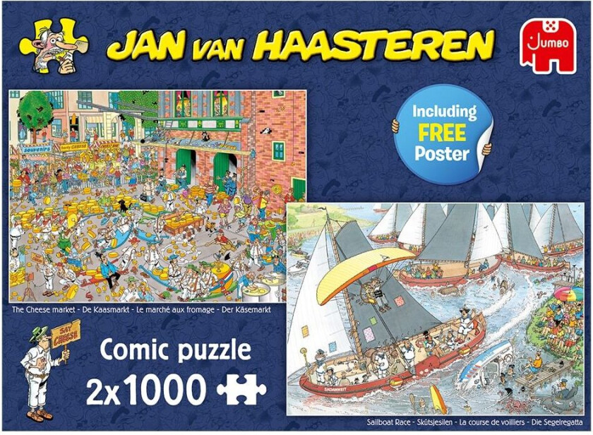 Jan Van Haasteren Pussel Dutch Traditions 2x1000 bitar, Jumbo