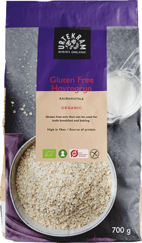 Glutenfri Havregryn Øko - 700 g