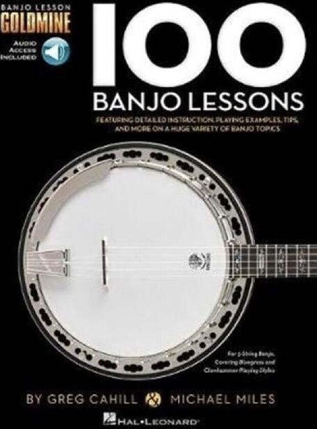100 Banjo Lessons av Greg Cahill, Michael Miles