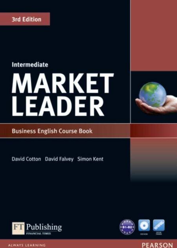 Market Leader 3rd Edition Intermediate Coursebook & DVD-Rom Pack av David Cotton, David Falvey, Simon Kent