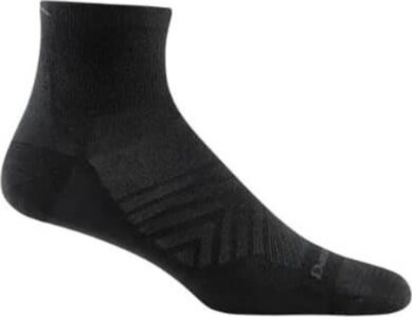 Women's Run Quarter No Cushion Ultra-Lightweight Sock S (35-38), Black