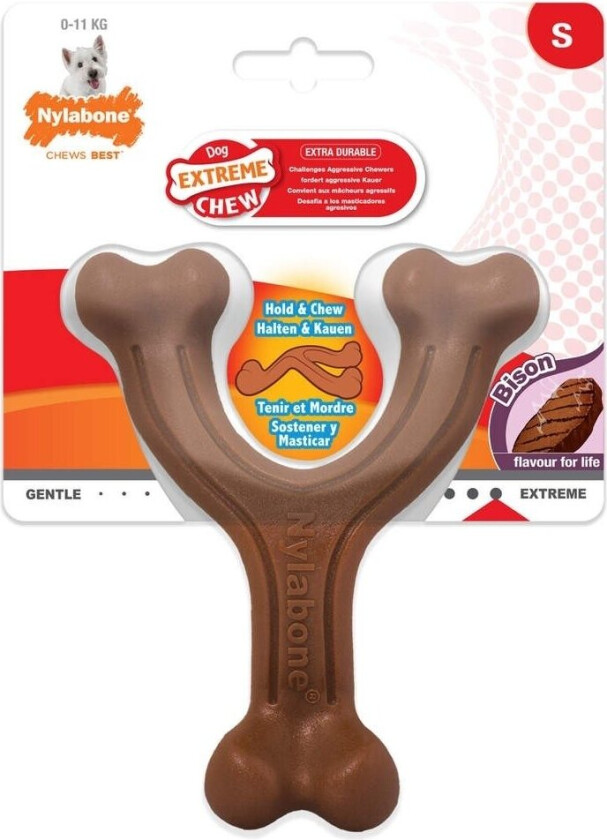 Nylabone Extreme Wishbone Bison S