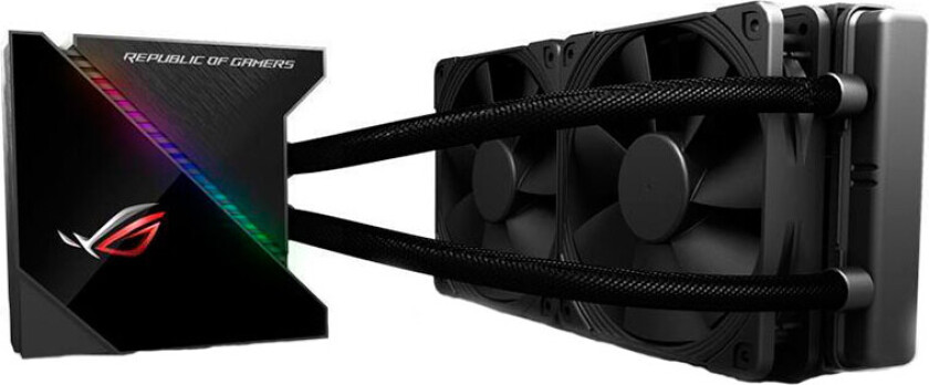 Asus ROG Ryujin 240 - Væskekjølesystem for prosessor - (for: LGA1156, LGA1366, LGA1155, LGA2011, LGA1150, LGA2011-3, LGA1151, AM4, LGA2066, TR4, LGA1200) - aluminium med kobberbasis - 120 mm