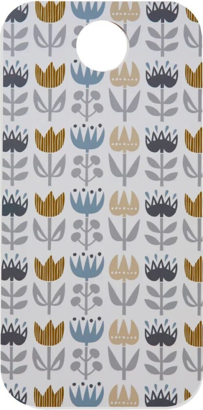 Tulip skjærebrett 20x40 cm Grå-multi
